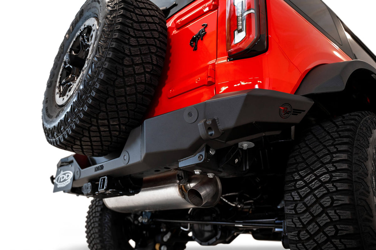 2021-2025 Ford Bronco Rock Fighter Rear Bumper Addictive Desert Designs-4
