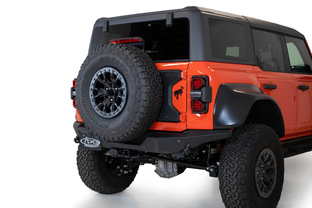 2022-2025 Ford Bronco Raptor Rock Fighter Rear Bumper Addictive Desert Designs-11