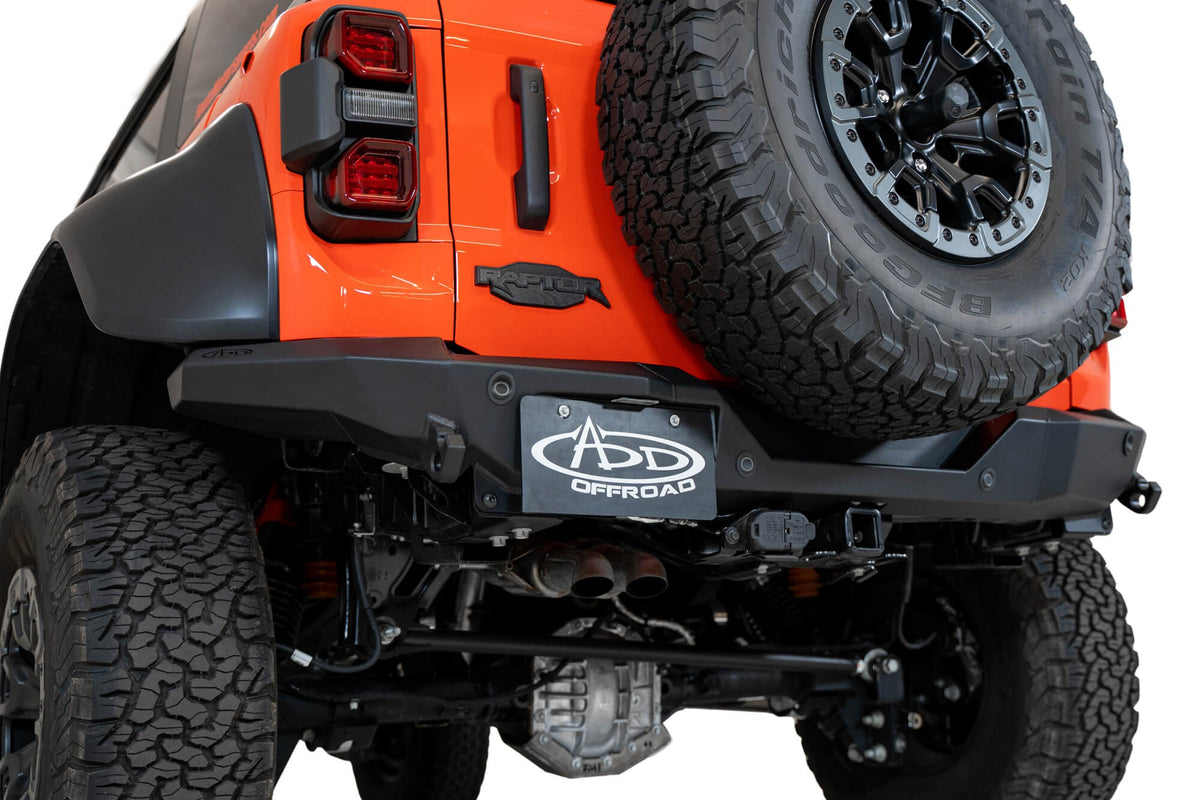 2022-2025 Ford Bronco Raptor Rock Fighter Rear Bumper Addictive Desert Designs-4