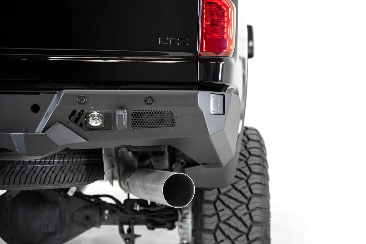 2020-2023 GMC Sierra 2500 3500, 2020-2023 Chevrolet Silverado 2500/3500 Bomber HD Rear Bumper Addictive Desert Designs-13