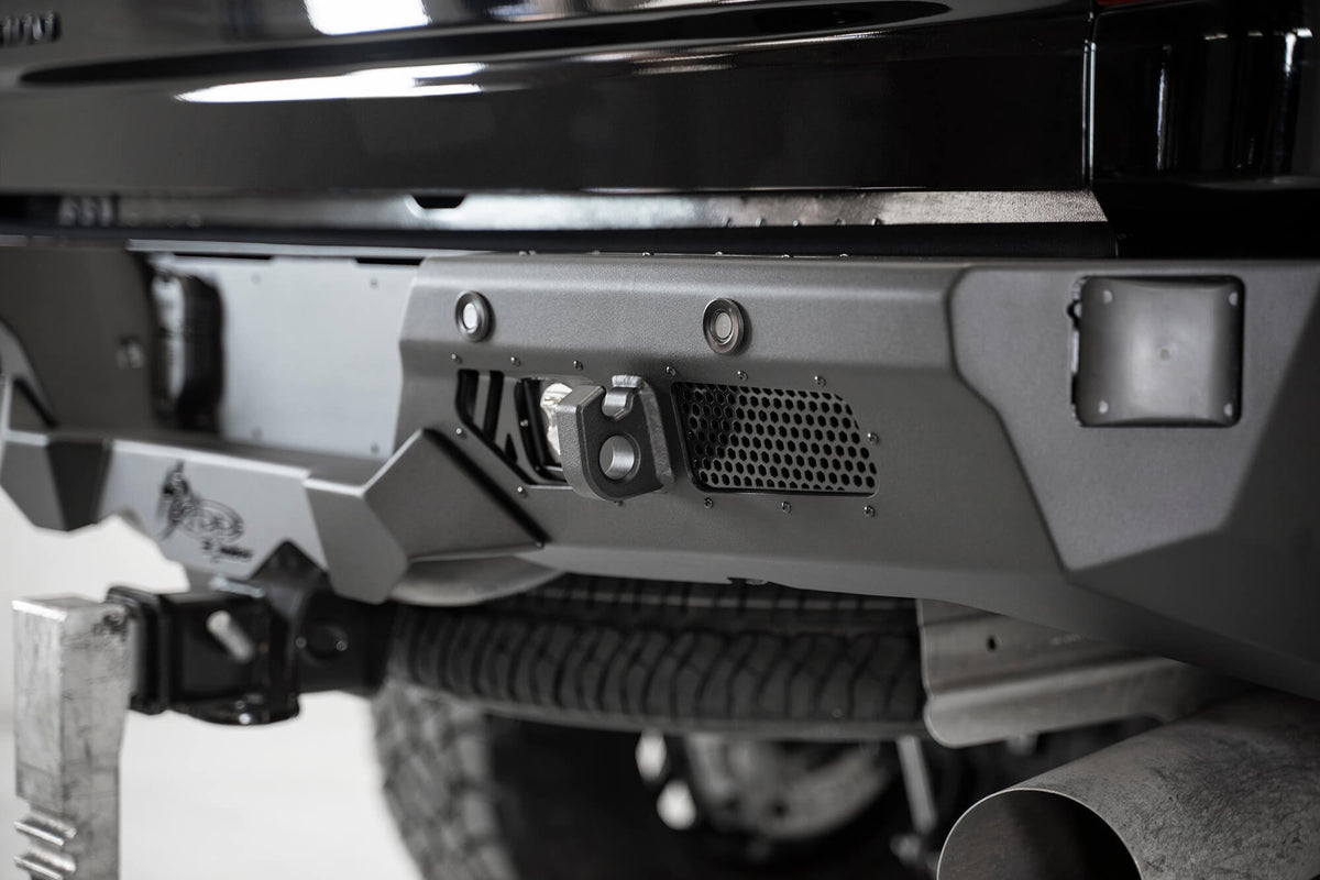 2020-2023 GMC Sierra 2500 3500, 2020-2023 Chevrolet Silverado 2500/3500 Bomber HD Rear Bumper Addictive Desert Designs-15