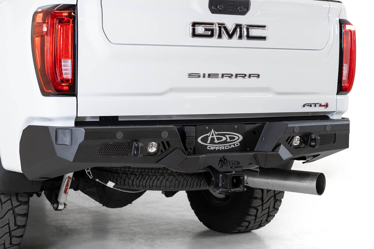 2020-2023 GMC Sierra 2500 3500, 2020-2023 Chevrolet Silverado 2500/3500 Bomber HD Rear Bumper Addictive Desert Designs-3