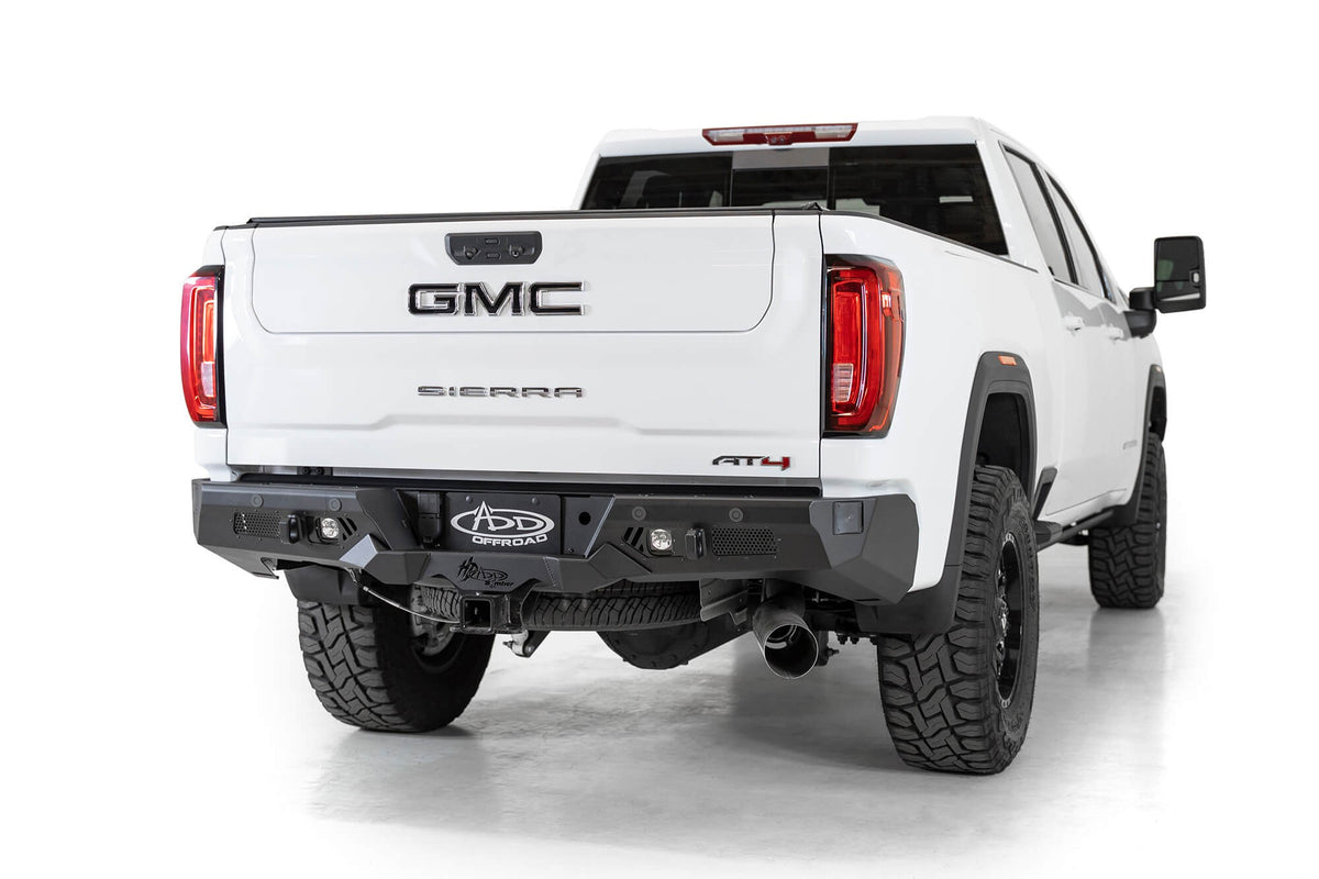 2020-2023 GMC Sierra 2500 3500, 2020-2023 Chevrolet Silverado 2500/3500 Bomber HD Rear Bumper Addictive Desert Designs-8