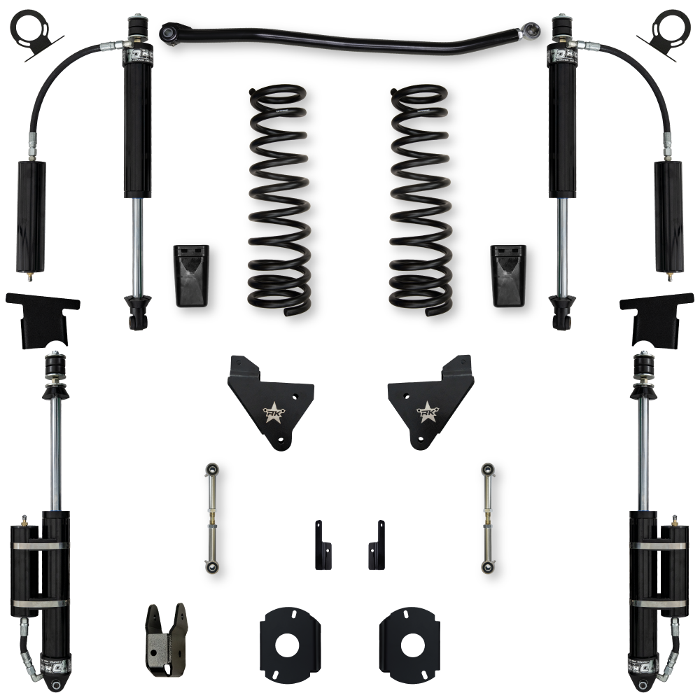 3.5 Inch Adventure Rear Air Ride Suspension System For Ram 2500 HD 4x4 2014-Up Diesel Rock Krawler