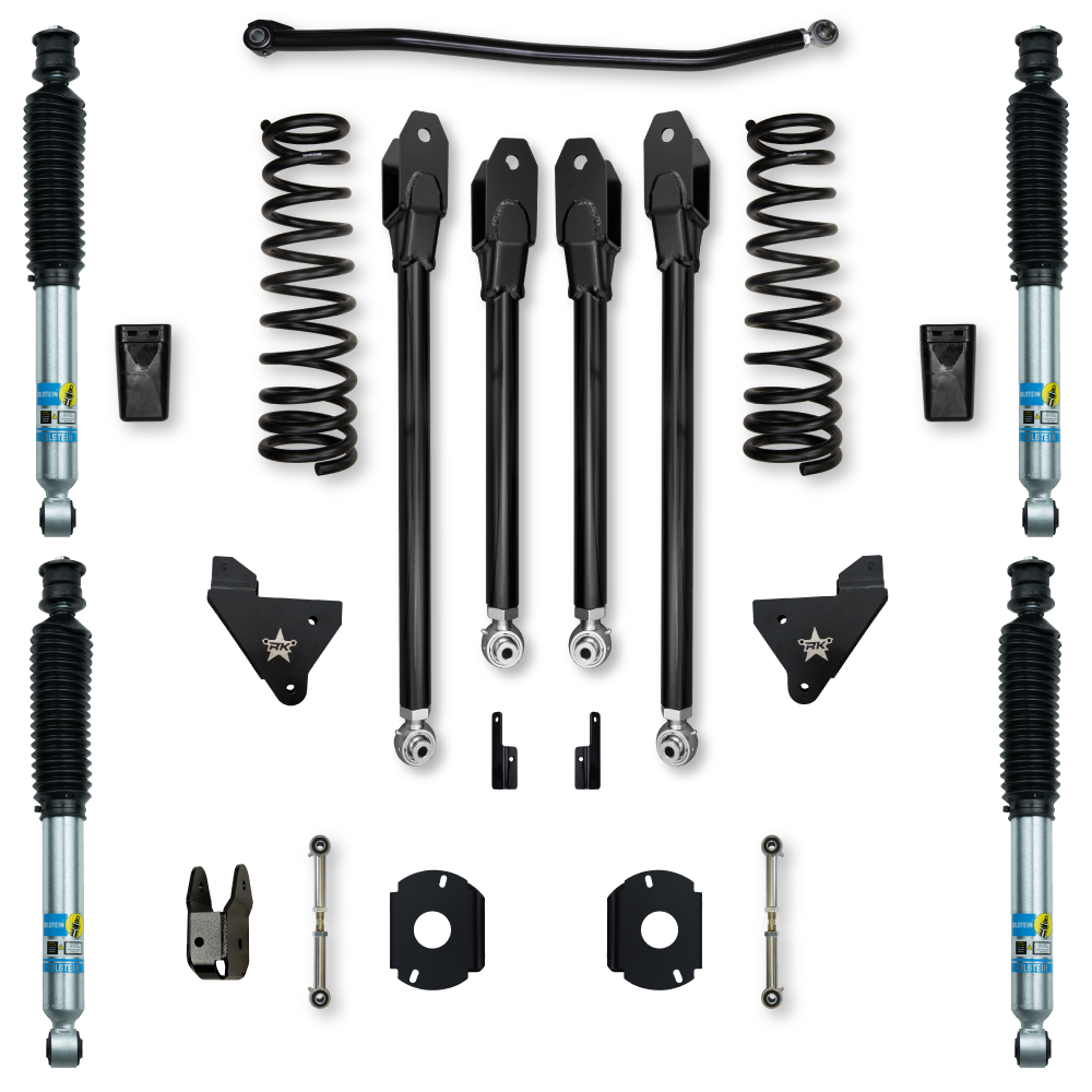 3.5 Inch Adventure X Rear Air Ride Suspension System For Ram 2500 HD 4x4 2014-Up Diesel Rock Krawler-2