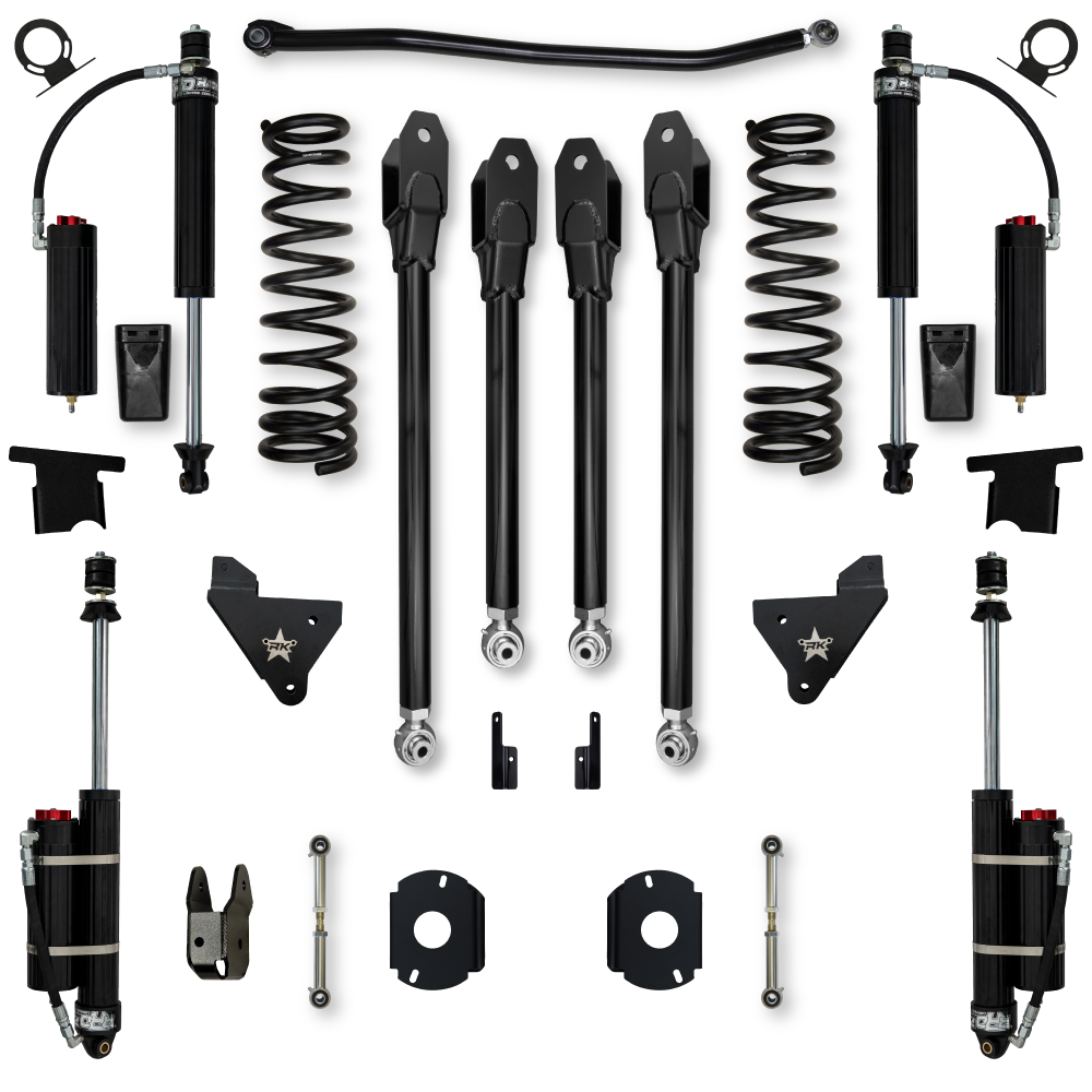 3.5 Inch Adventure X Rear Air Ride Suspension System For Ram 2500 HD 4x4 2014-Up Diesel Rock Krawler-1