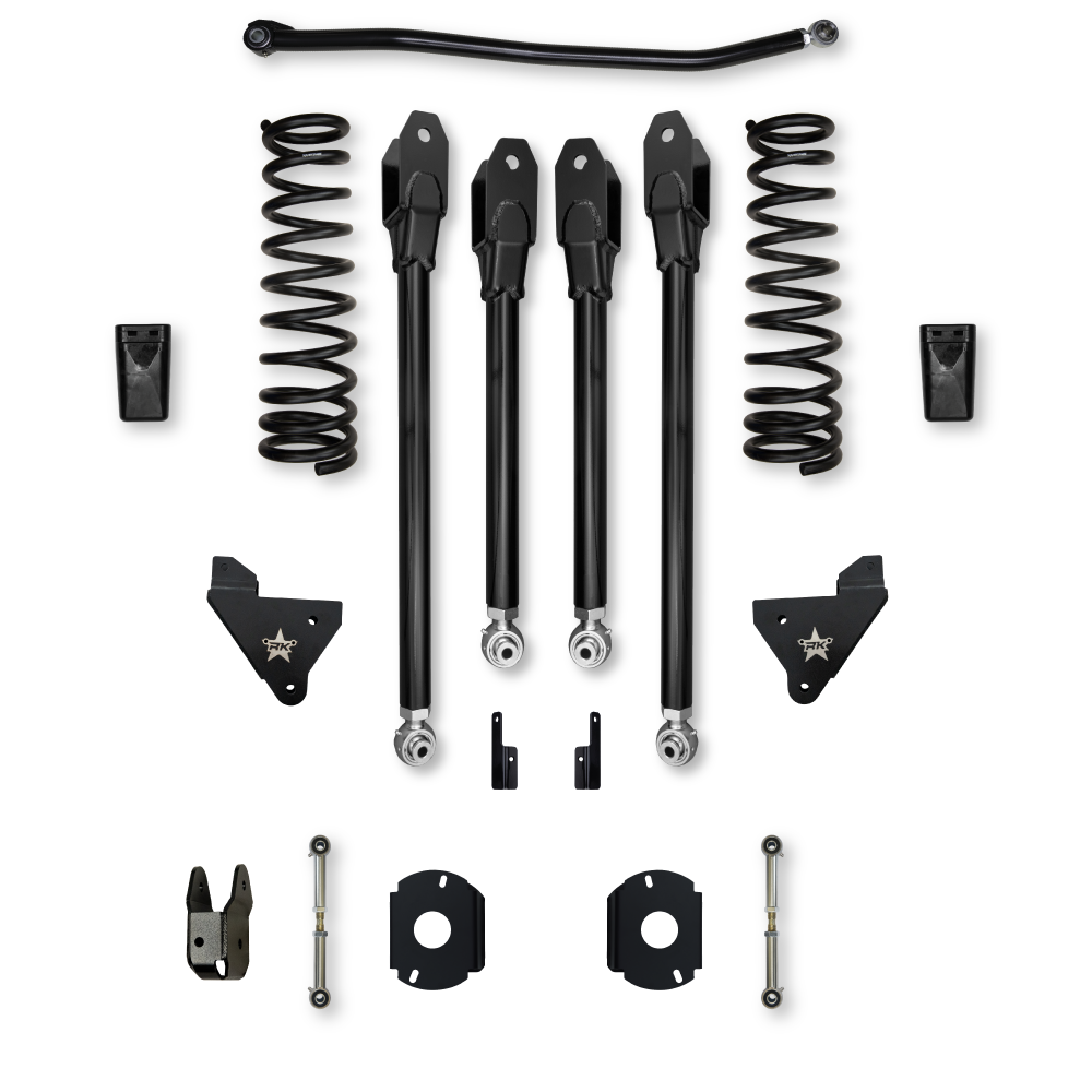 3.5 Inch Adventure X Rear Air Ride Suspension System For Ram 2500 HD 4x4 2014-Up Diesel Rock Krawler-3