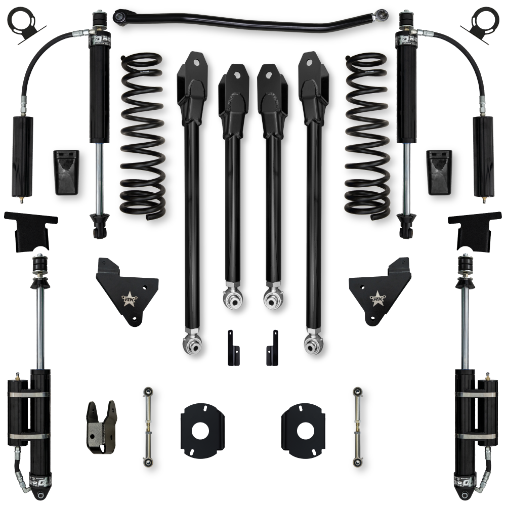 3.5 Inch Adventure X Rear Air Ride Suspension System For Ram 2500 HD 4x4 2014-Up Diesel Rock Krawler