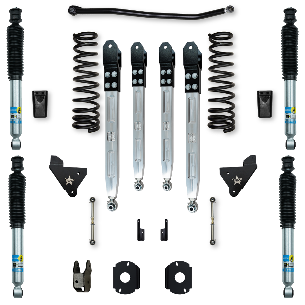 3.5 Inch Adventure X Pro Elite Rear Air-Ride Suspension System For Ram 2500 HD 4x4 2014-Up Diesel Rock Krawler-2