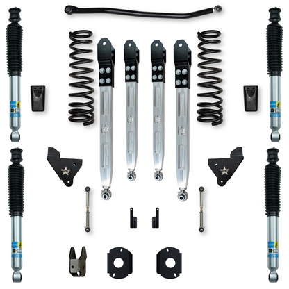 3.5 Inch Adventure X Pro Elite Rear Air-Ride Suspension System For Ram 2500 HD 4x4 2014-Up Diesel Rock Krawler-2