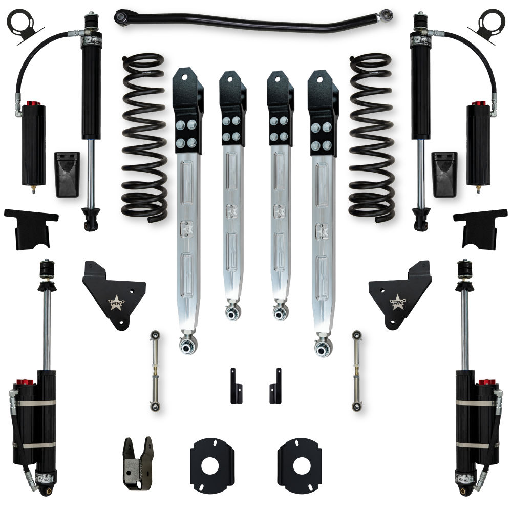 3.5 Inch Adventure X Pro Elite Rear Air-Ride Suspension System For Ram 2500 HD 4x4 2014-Up Diesel Rock Krawler-1