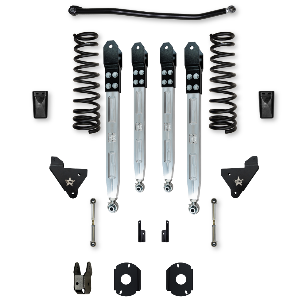 3.5 Inch Adventure X Pro Elite Rear Air-Ride Suspension System For Ram 2500 HD 4x4 2014-Up Diesel Rock Krawler-3