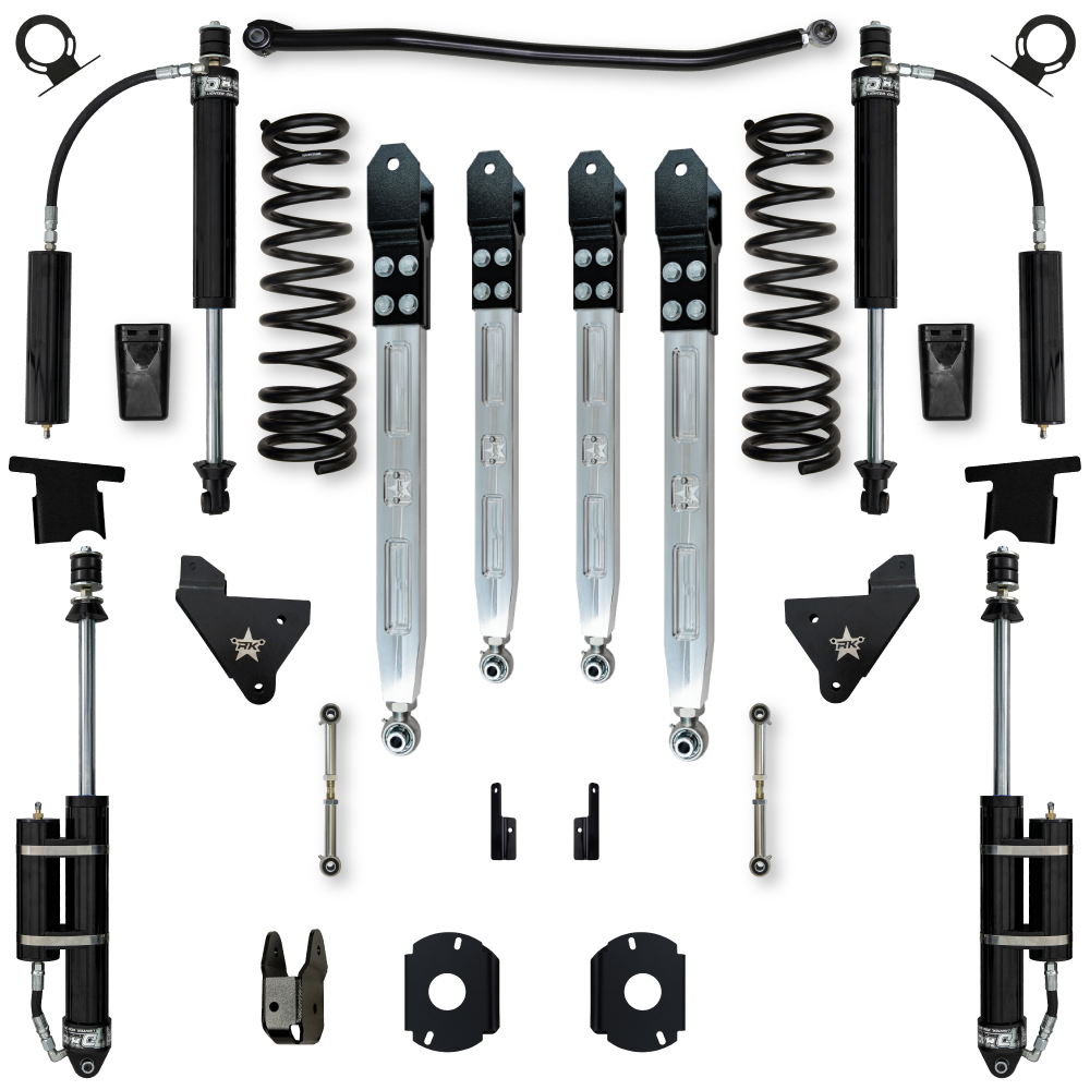 3.5 Inch Adventure X Pro Elite Rear Air-Ride Suspension System For Ram 2500 HD 4x4 2014-Up Diesel Rock Krawler