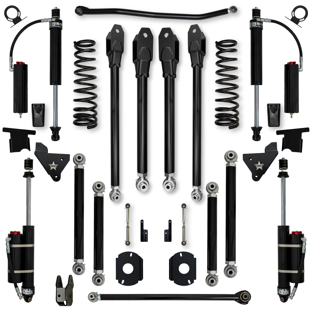 3.5 Inch X-Factor Rear Air-Ride Suspension System For Ram 2500 HD 4x4 2014-Up Diesel Rock Krawler-1