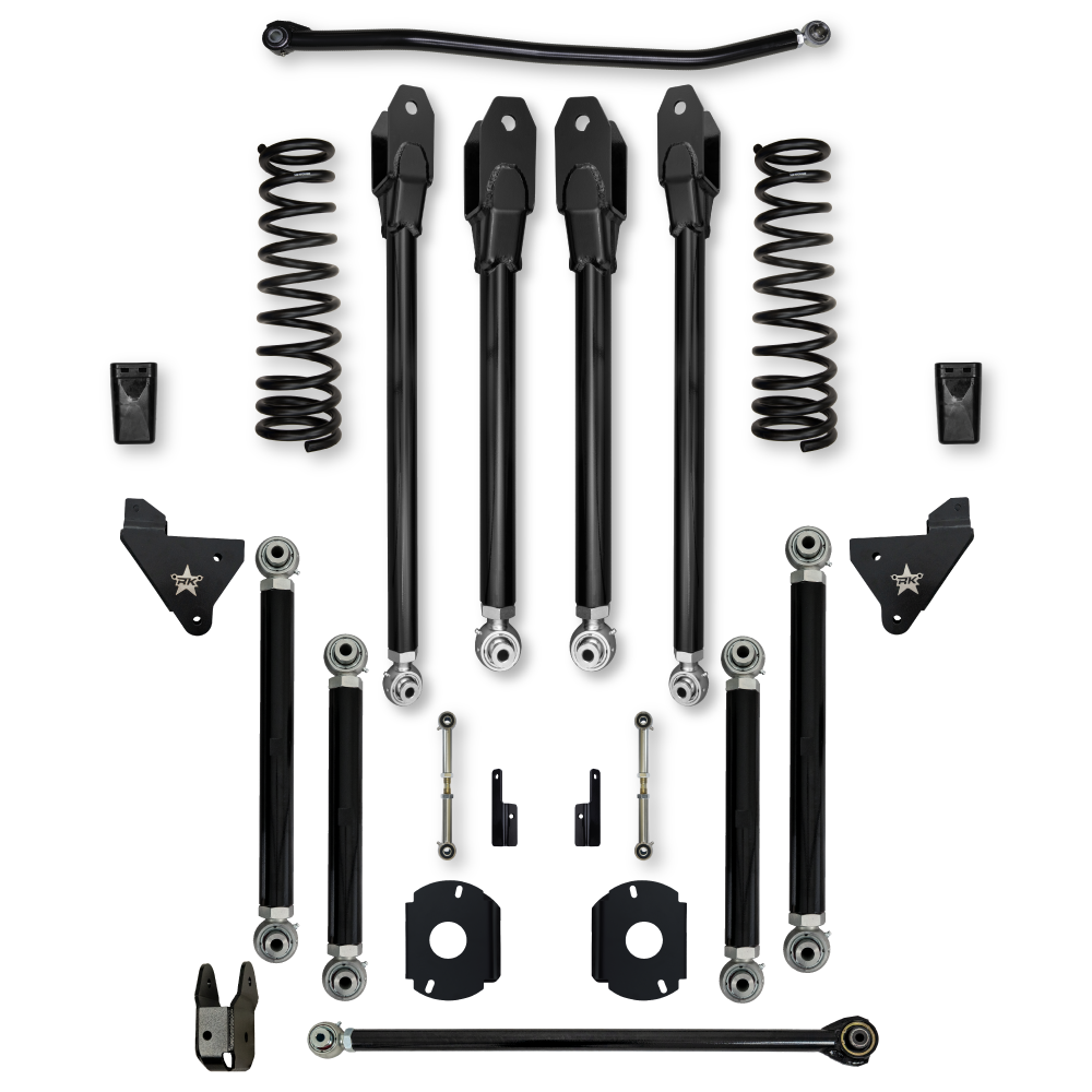 3.5 Inch X-Factor Rear Air-Ride Suspension System For Ram 2500 HD 4x4 2014-Up Diesel Rock Krawler-3