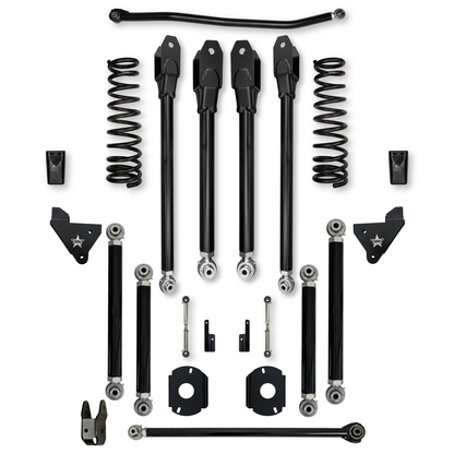 3.5 Inch X-Factor Rear Air-Ride Suspension System For Ram 2500 HD 4x4 2014-Up Diesel Rock Krawler-3