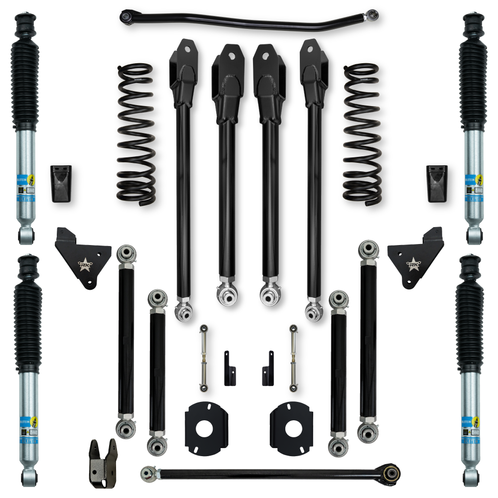 3.5 Inch X-Factor Rear Air-Ride Suspension System For Ram 2500 HD 4x4 2014-Up Gas Rock Krawler-2