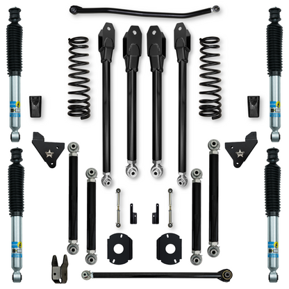 3.5 Inch X-Factor Rear Air-Ride Suspension System For Ram 2500 HD 4x4 2014-Up Gas Rock Krawler-2
