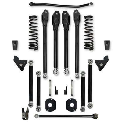3.5 Inch X-Factor Rear Air-Ride Suspension System For Ram 2500 HD 4x4 2014-Up Gas Rock Krawler-3