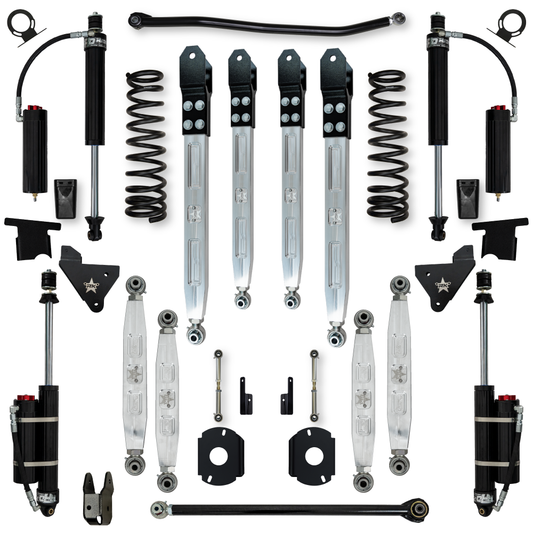 3.5 Inch X-Factor Pro Elite Rear Air-Ride Suspension System For Ram 2500 HD 4x4 2014-Up Diesel Rock Krawler