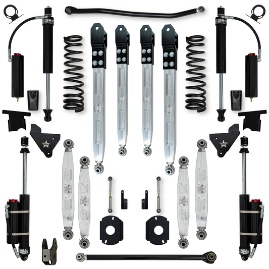 3.5 Inch X-Factor Pro Elite Rear Air-Ride Suspension System For Ram 2500 HD 4x4 2014-Up Gas Rock Krawler