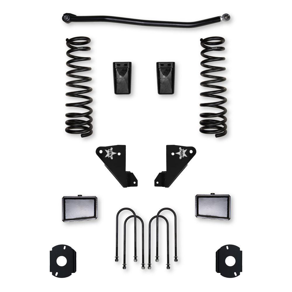 3.5 Inch Adventure Suspension System Rear Air Ride For Ram 3500 HD 2013-Up Gas Rock Krawler-3