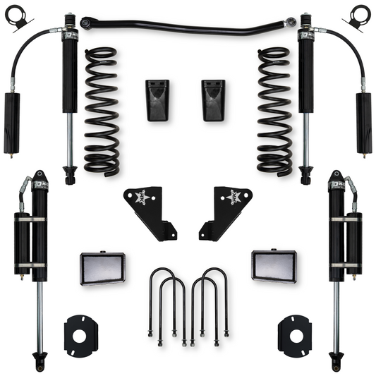 3.5 Inch Adventure Suspension System Rear Air Ride For Ram 3500 HD 2013-Up Gas Rock Krawler