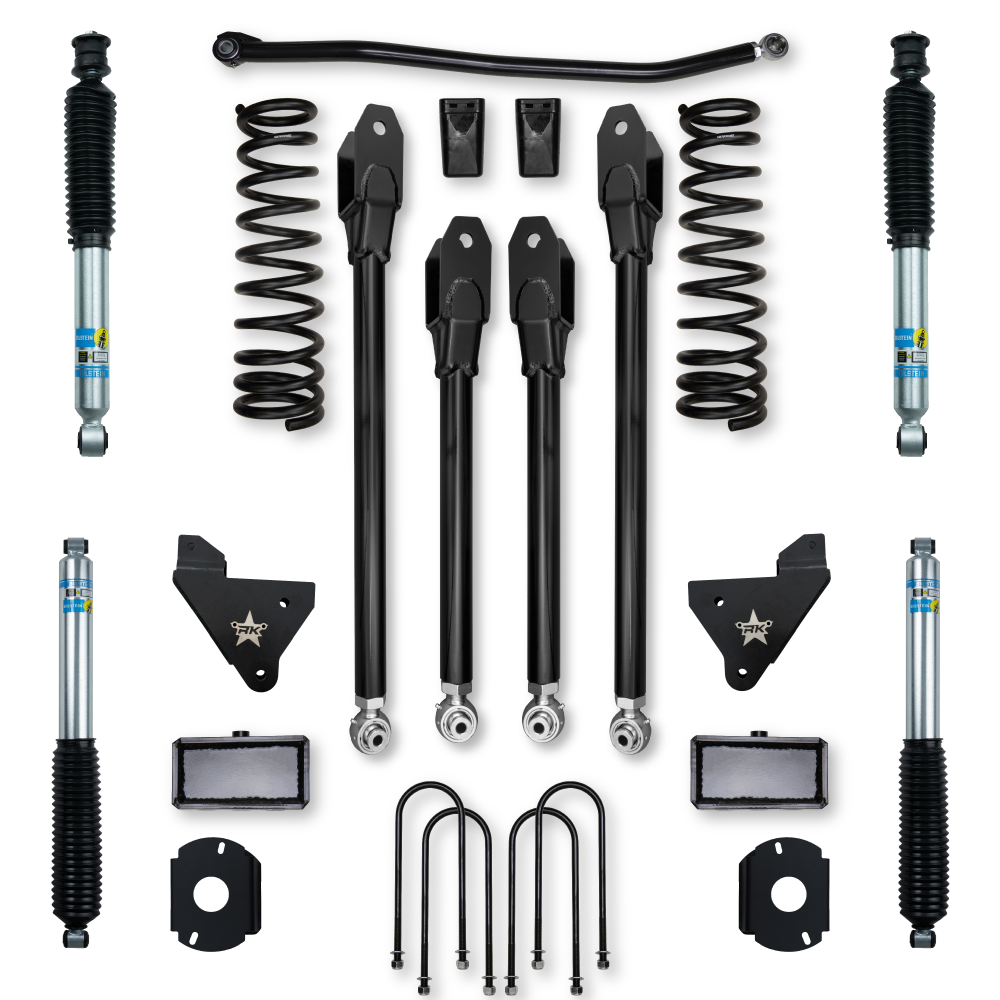 3.5 Inch Adventure X Suspension System Rear Air Ride For Ram 3500 HD 2013-Up Gas Rock Krawler-2