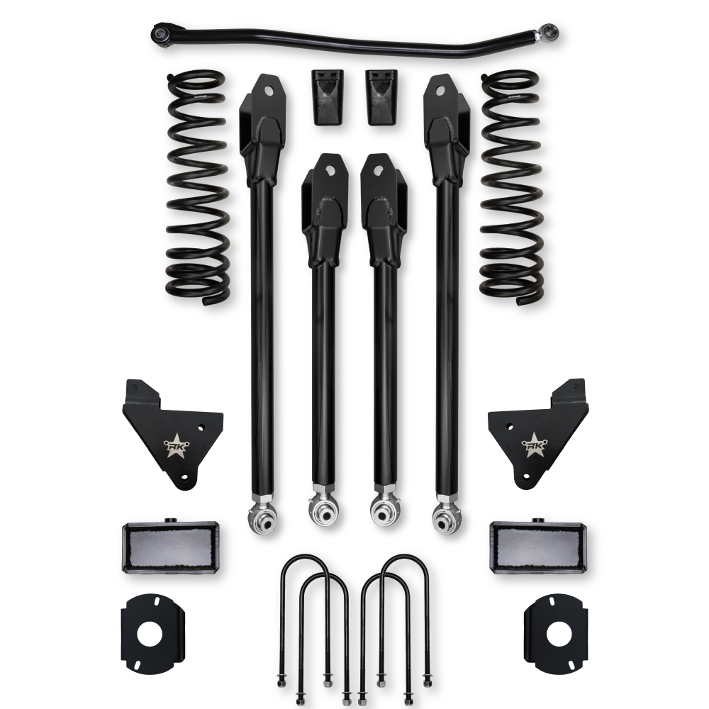 3.5 Inch Adventure X Suspension System Rear Air Ride For Ram 3500 HD 2013-Up Gas Rock Krawler-3