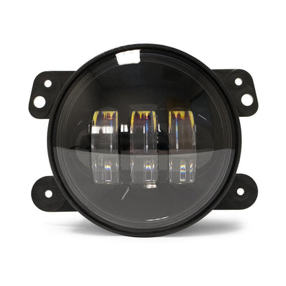 2007 2018 Jeep Wrangler JK JKU 4 inch Round Fog Lights DV8 Offroad