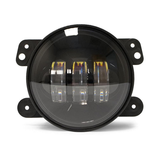 2007 2018 Jeep Wrangler JK JKU 4 inch Round Fog Lights DV8 Offroad
