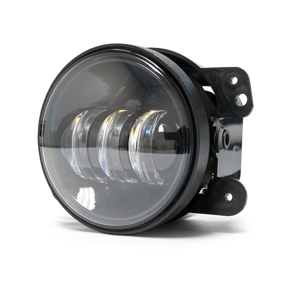 2007 2018 Jeep Wrangler JK JKU 4 inch Round Fog Lights DV8 Offroad-4
