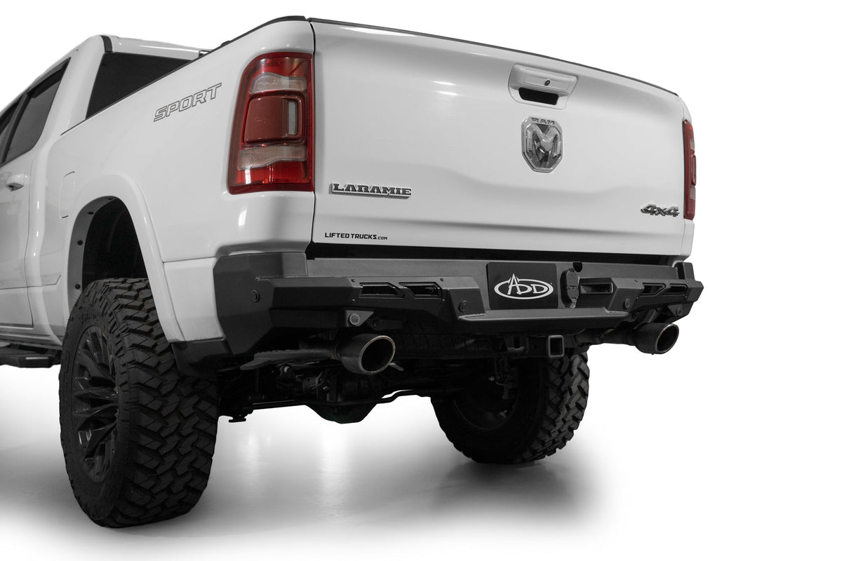 2019-2024 RAM 1500 non-Rebal Black Label Rear Bumper Addictive Desert Designs-8