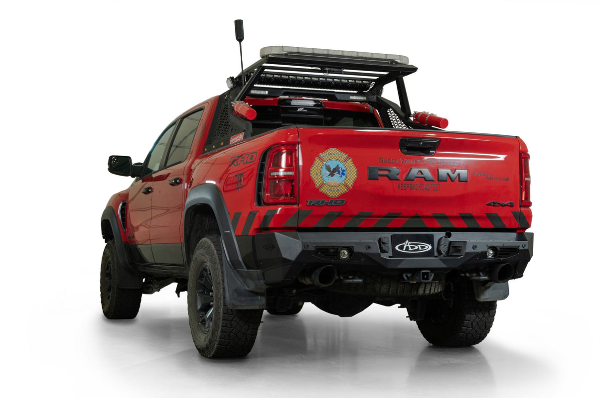 2025 Ram RHO Bomber Rear Bumper Addictive Desert Designs-6