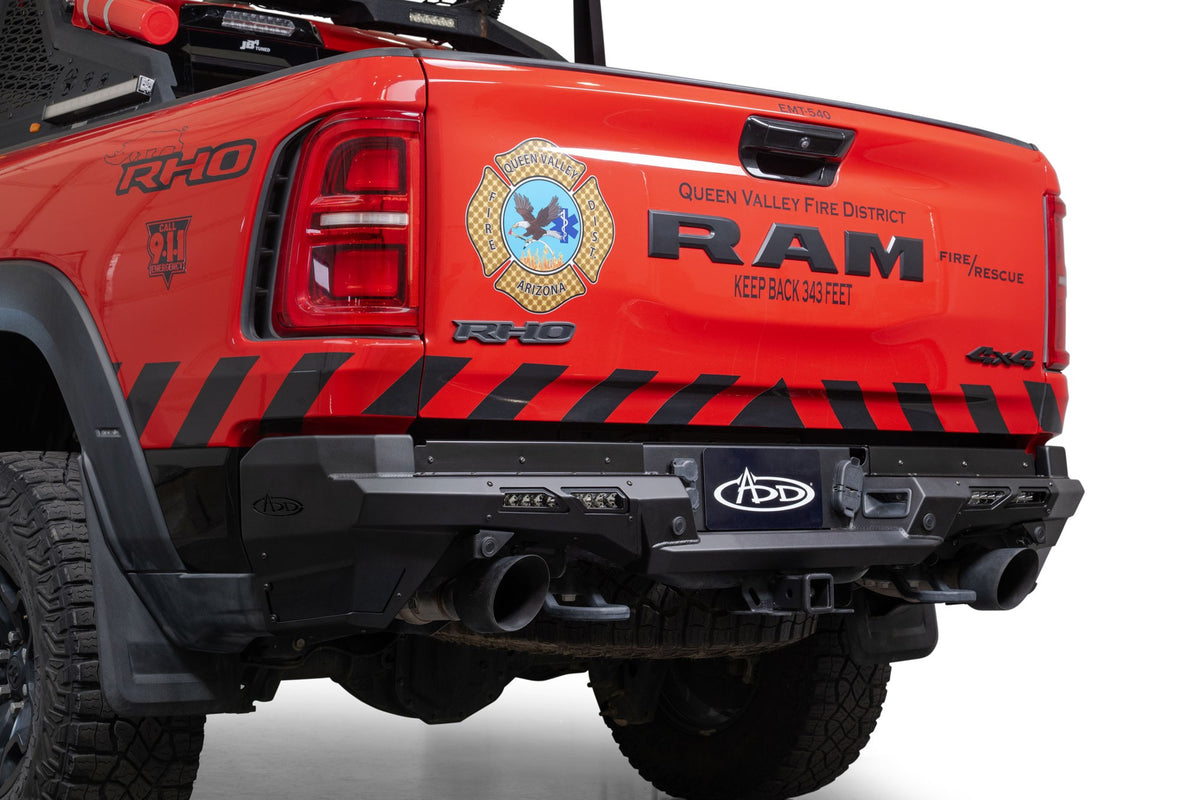 2025 Ram RHO Phantom Rear Bumper Addictive Desert Designs-1