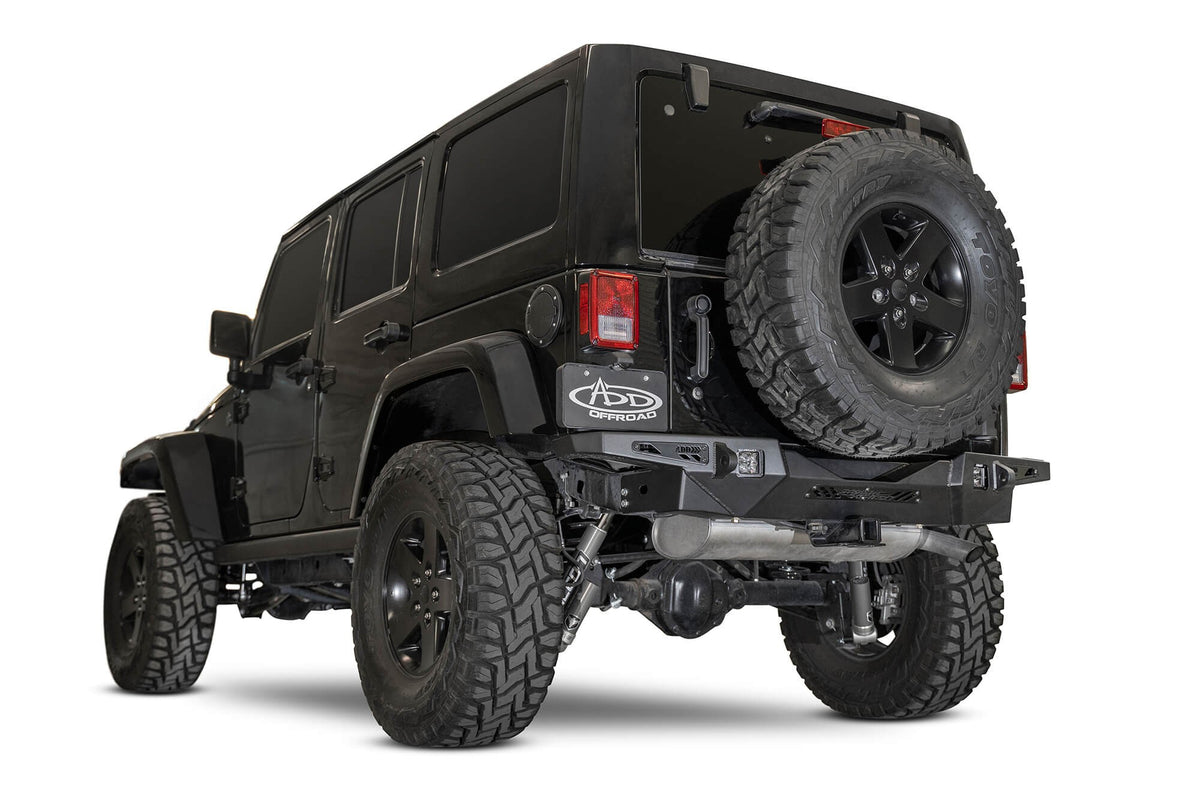 2007-2018 Jeep Wrangler JK Stealth Fighter Rear Bumper Addictive Desert Designs-3