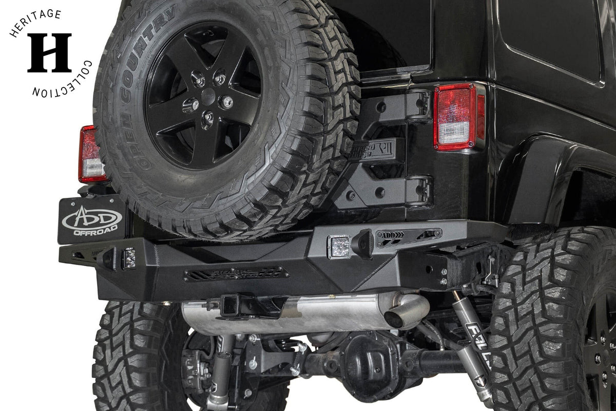 2007-2018 Jeep Wrangler JK Stealth Fighter Rear Bumper Addictive Desert Designs-5