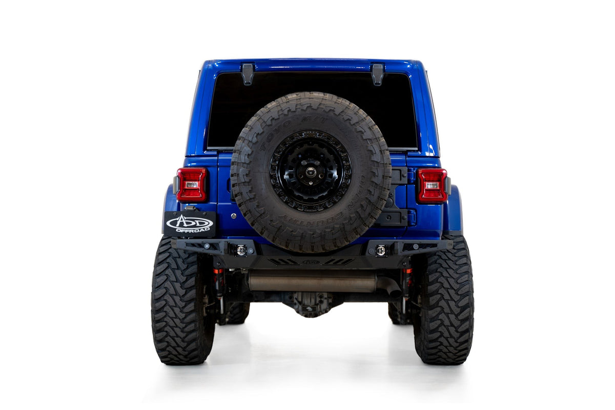 2018 -2025 Jeep JL JLU Wrangler Stealth Fighter Rear Bumper Addictive Desert Designs-1