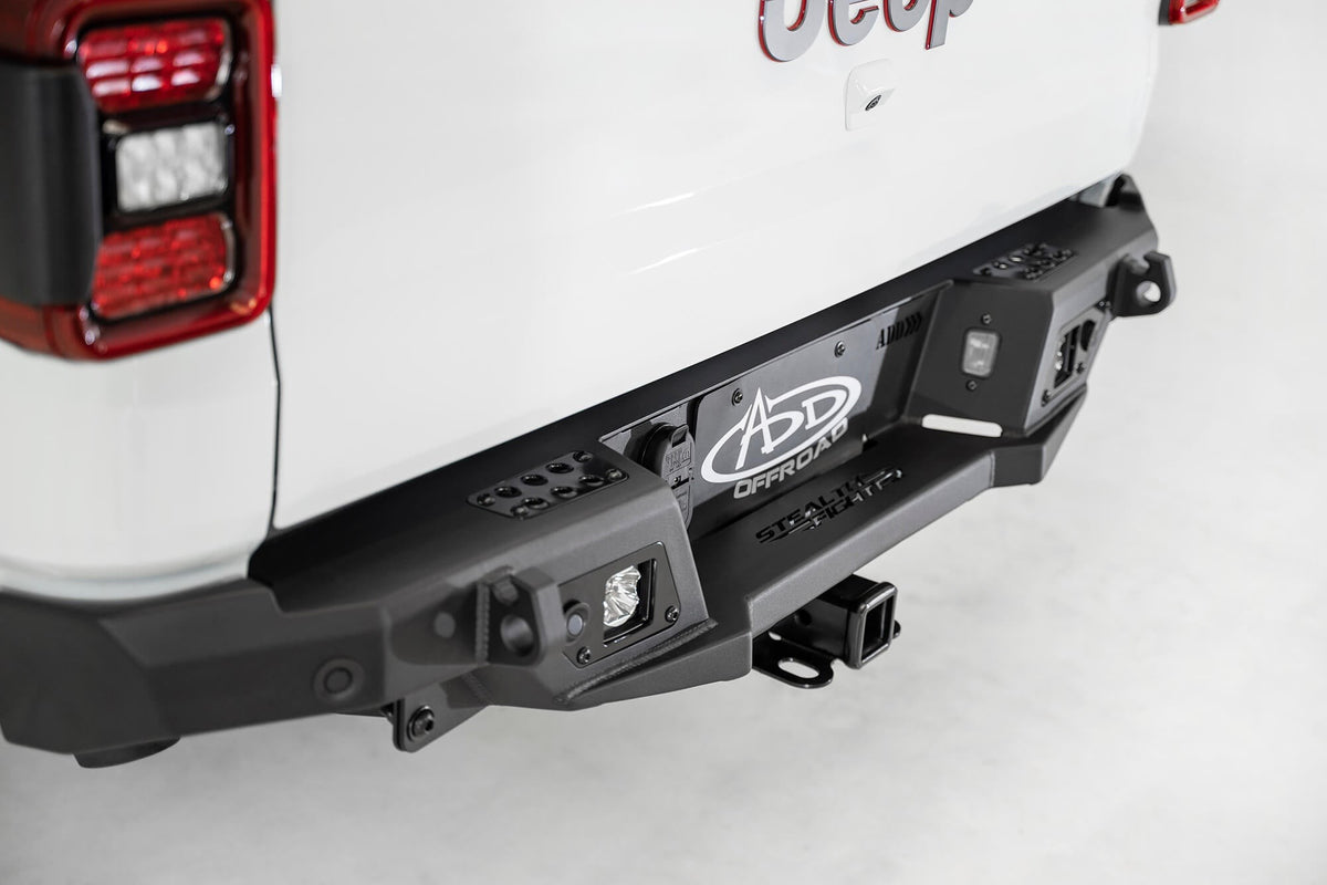 2020-2025 Jeep Gladiator JT Stealth Fighter Rear Bumper Addictive Desert Designs-2