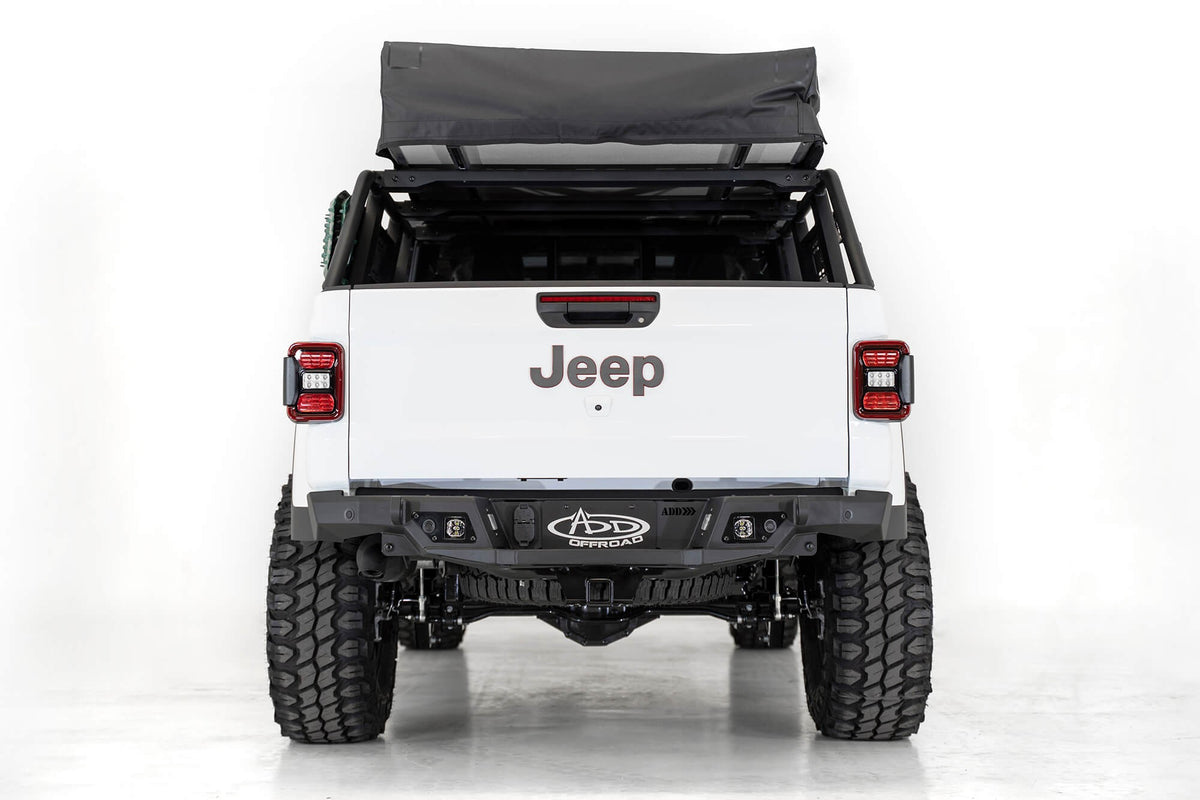 2020-2025 Jeep Gladiator JT Stealth Fighter Rear Bumper Addictive Desert Designs-3
