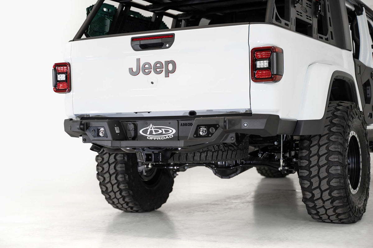 2020-2025 Jeep Gladiator JT Stealth Fighter Rear Bumper Addictive Desert Designs-5