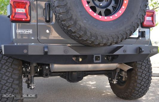 Rock Slide Engineering Jeep JL Full Rear Bumper For 18-Pres Wrangler JL No Tire Carrier Rigid Series Rock Slide Engineering