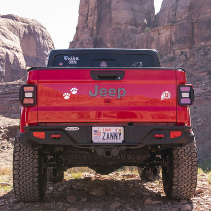 Gladiator Full Rear Bumper For 20-Pres Jeep Gladiator No Tire Carrier Rigid Series Rock Slide Engineering-2
