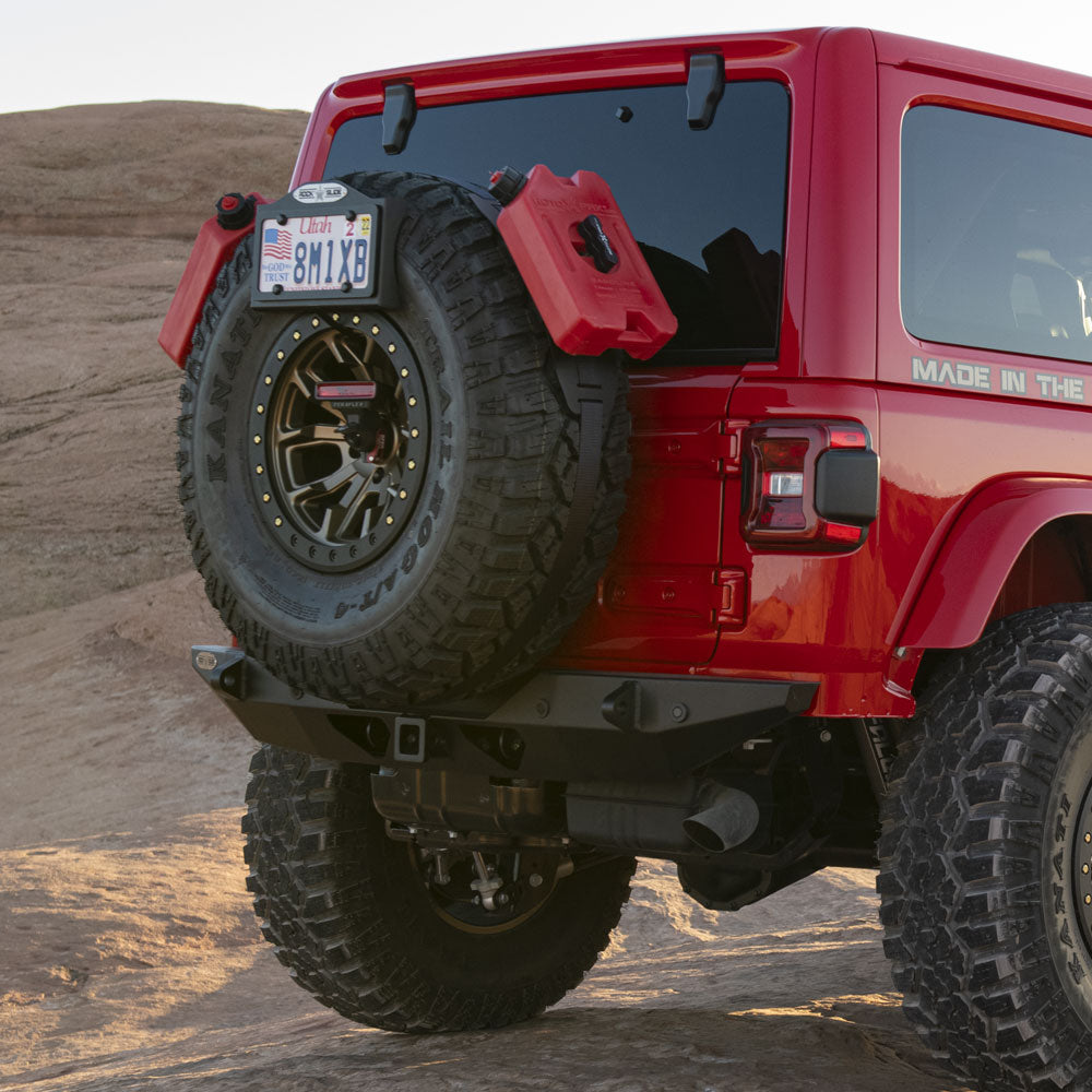 Rock Slide Engineering Jeep JL Shorty Rear Bumper For 18-Pres Wrangler JL No Tire Carrier Rigid Series Rock Slide Engineering