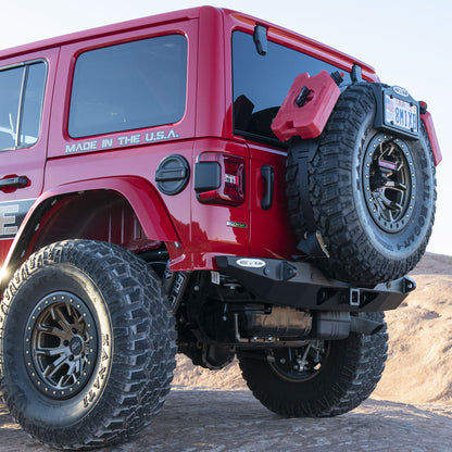 Jeep JL Shorty Rear Bumper For 18-Pres Wrangler JL No Tire Carrier Rigid Series Rock Slide Engineering-4