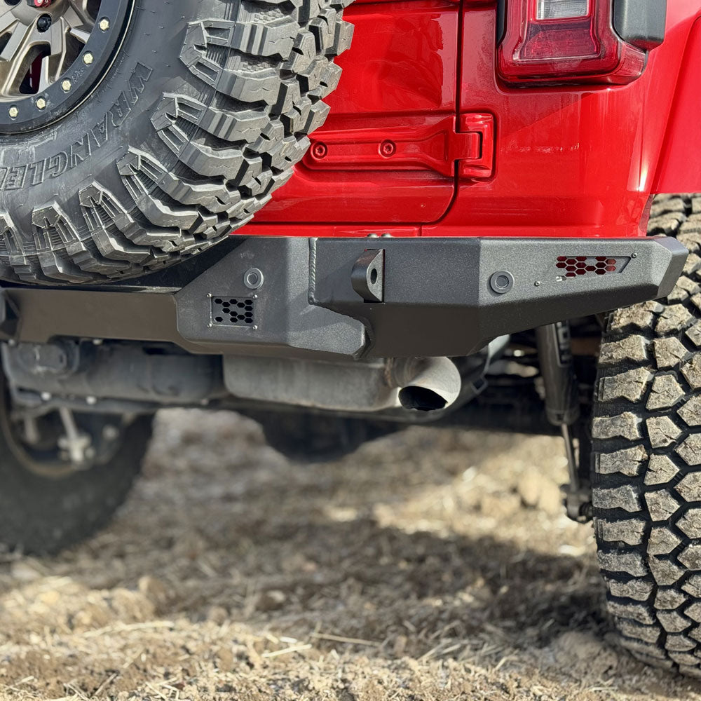 Rock Slide Engineering Rear Bumper/No Tire Carrier For 18-25 Jeep Wrangler JL 2-4 Door Rock Slide Engineering
