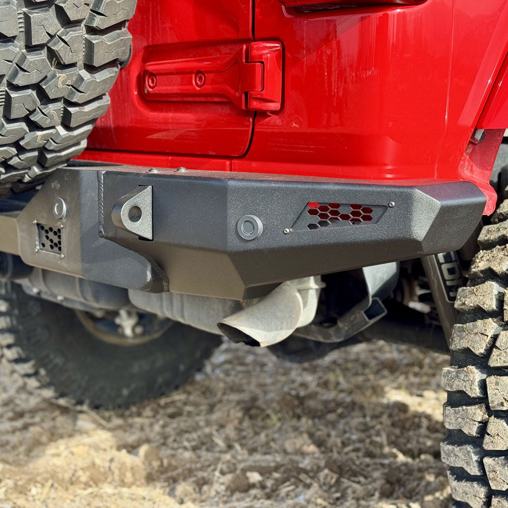 Rock Slide Engineering Rear Bumper/No Tire Carrier For 18-25 Jeep Wrangler JL 2-4 Door Rock Slide Engineering