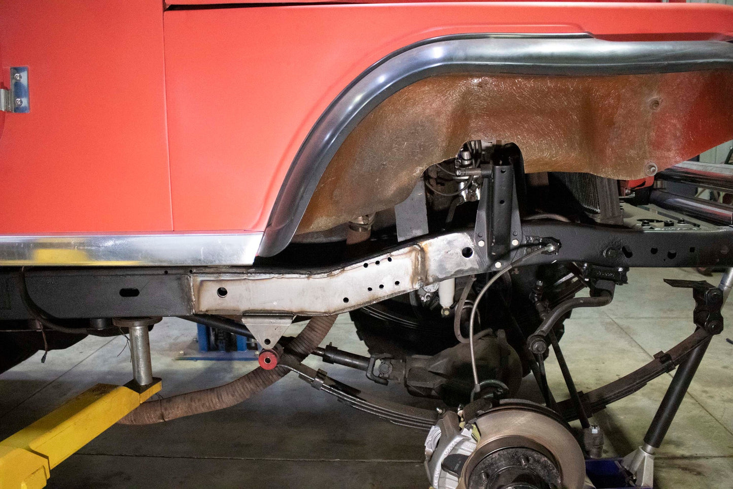 1976-1986 Jeep CJ5, CJ7 & CJ8 Forward Frame Section with Front Leaf Spring Mount RB1012 Rust Buster Frameworks-8
