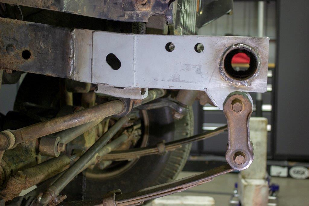 Jeep YJ Front Shackle and Steering Box Mount Section 87-95 Jeep YJ Wrangler Rust Buster Frameworks-3