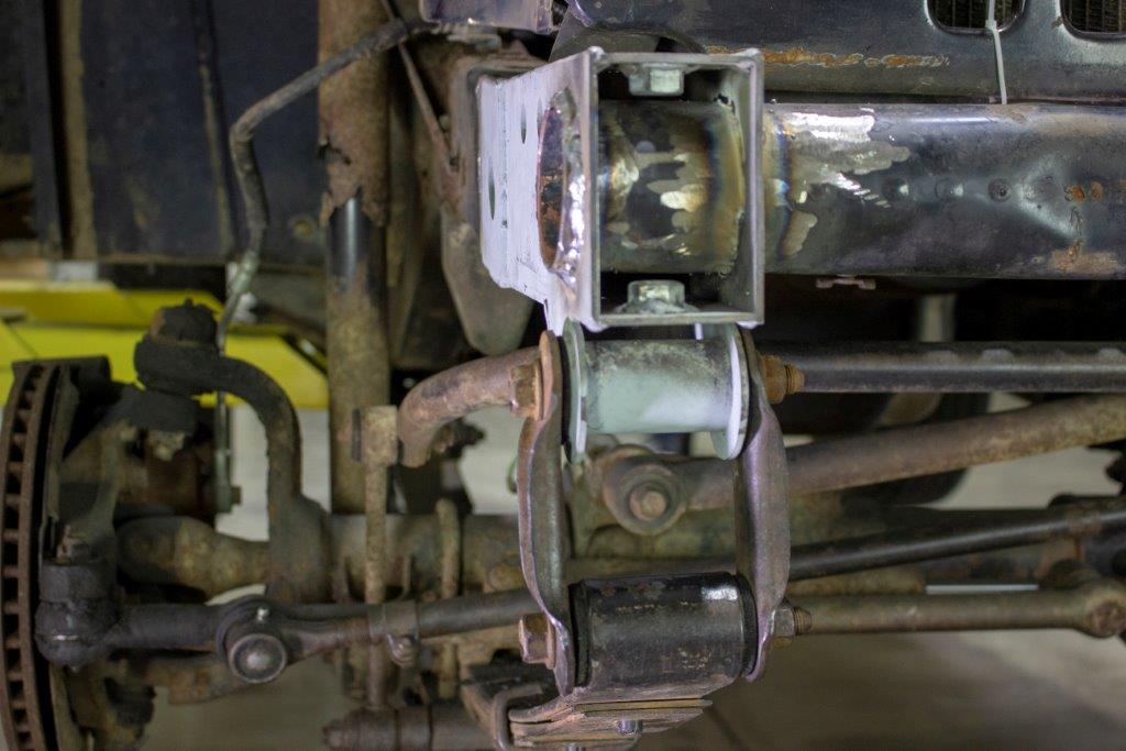 Jeep YJ Front Shackle and Steering Box Mount Section 87-95 Jeep YJ Wrangler Rust Buster Frameworks-4